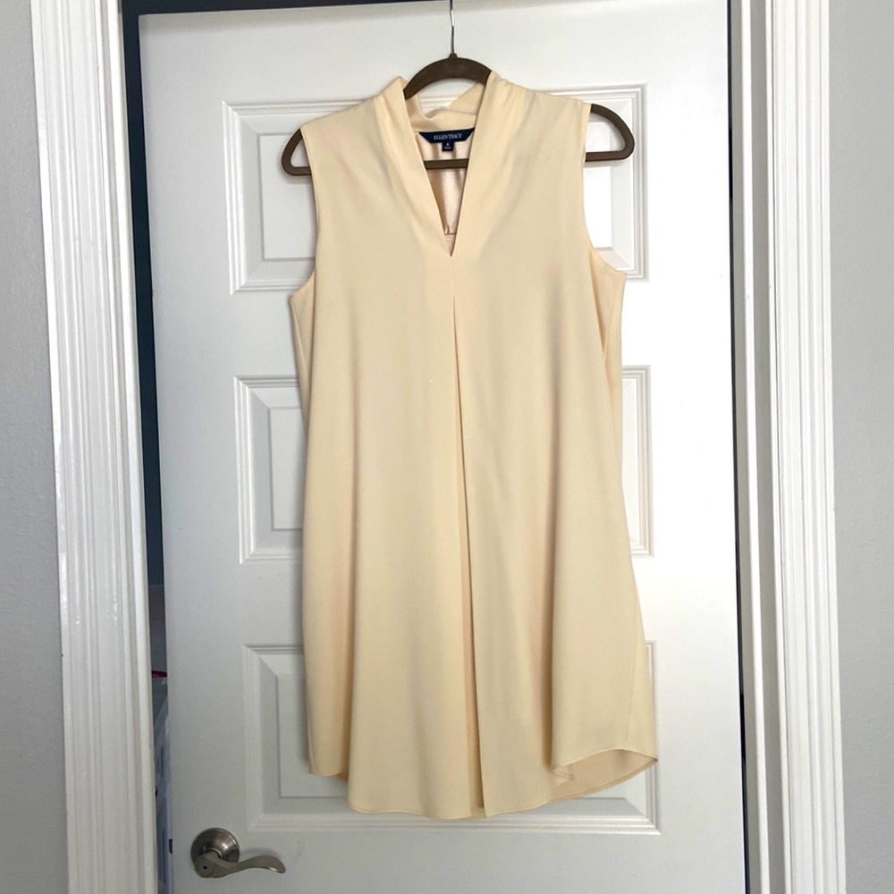 Ellen tracy nude dress